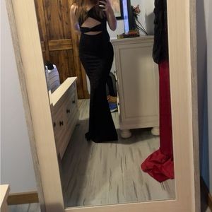 long black prom dress